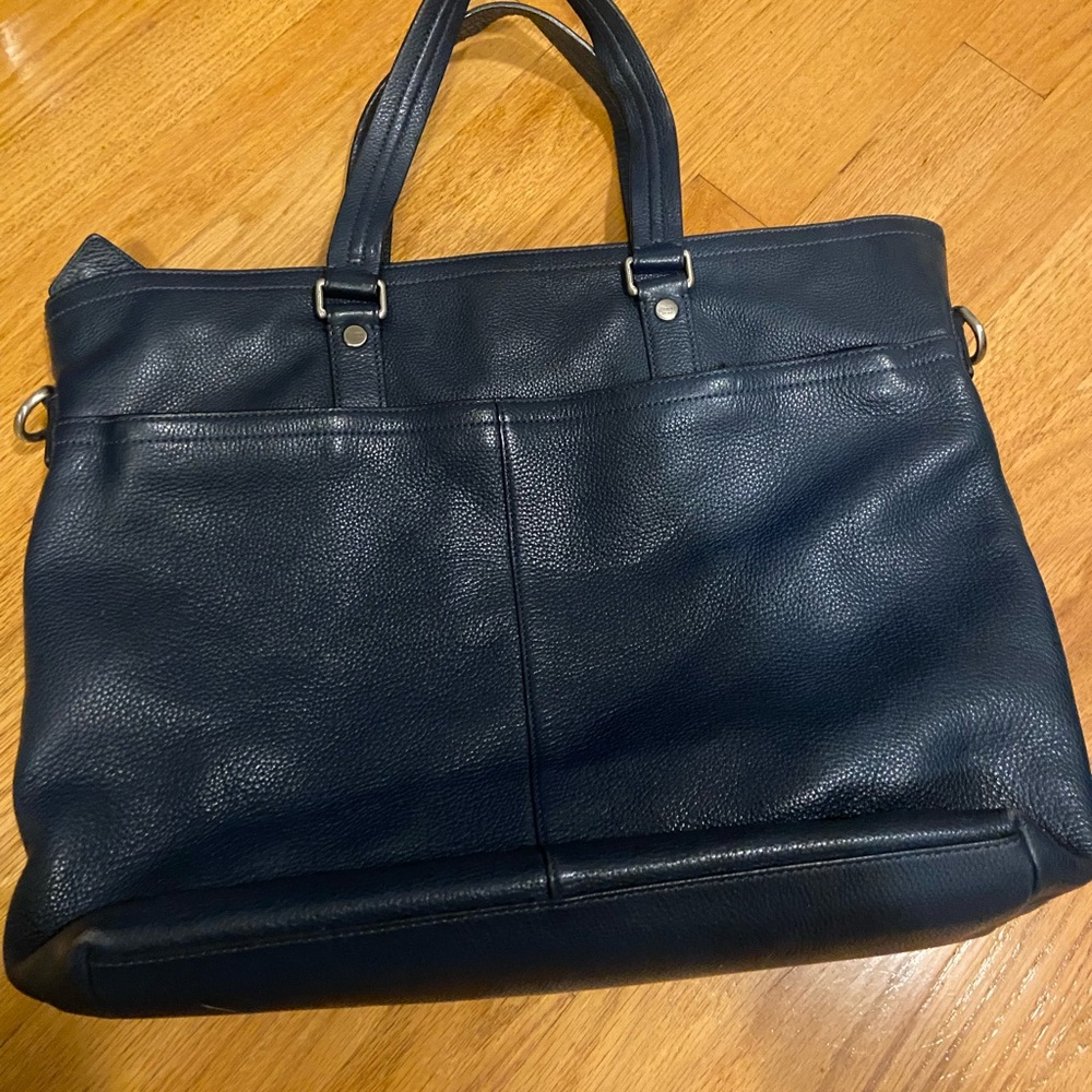 Coach Black Leather Women's Briefcase